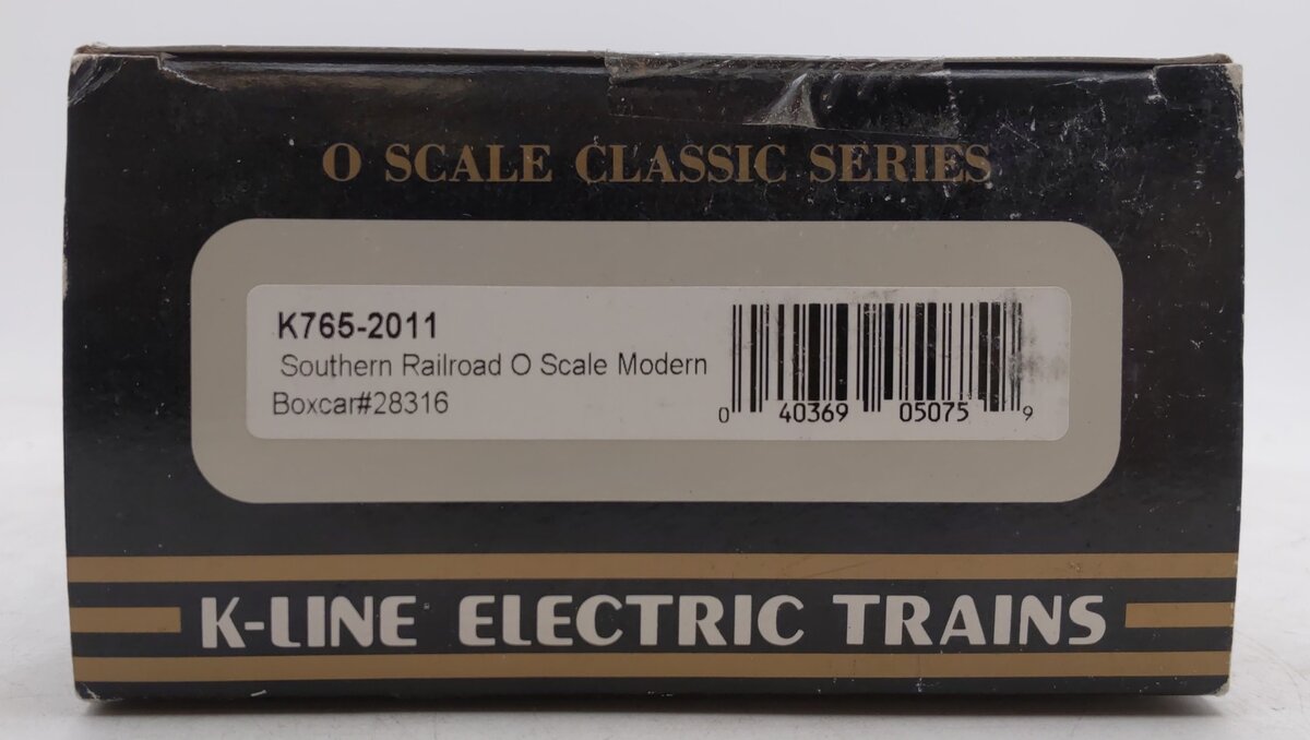 K-Line K765-2011 O Gauge Southern Boxcar #28316 EX/Box