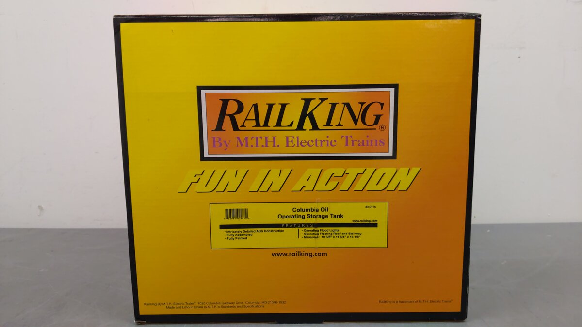 MTH 30-9116 O Operating Storage Tank LN/Box