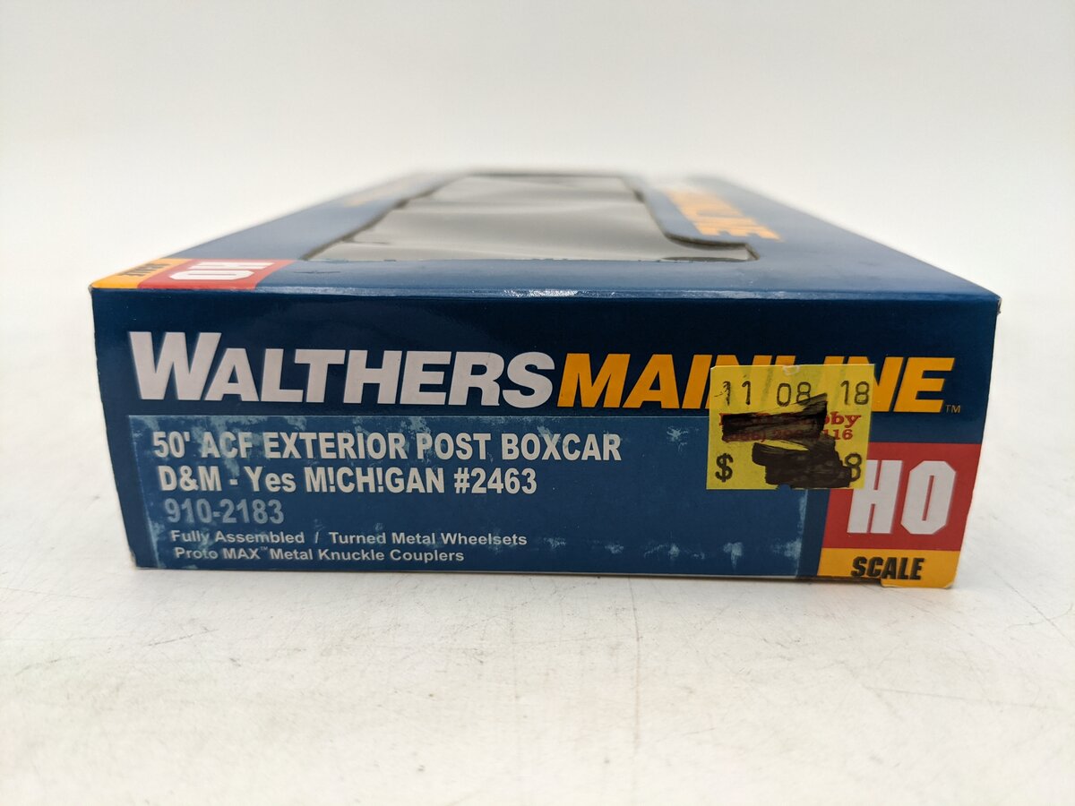Walthers 910-2183 Detroit & Makinac 50' ACF Boxcar #2463/Box