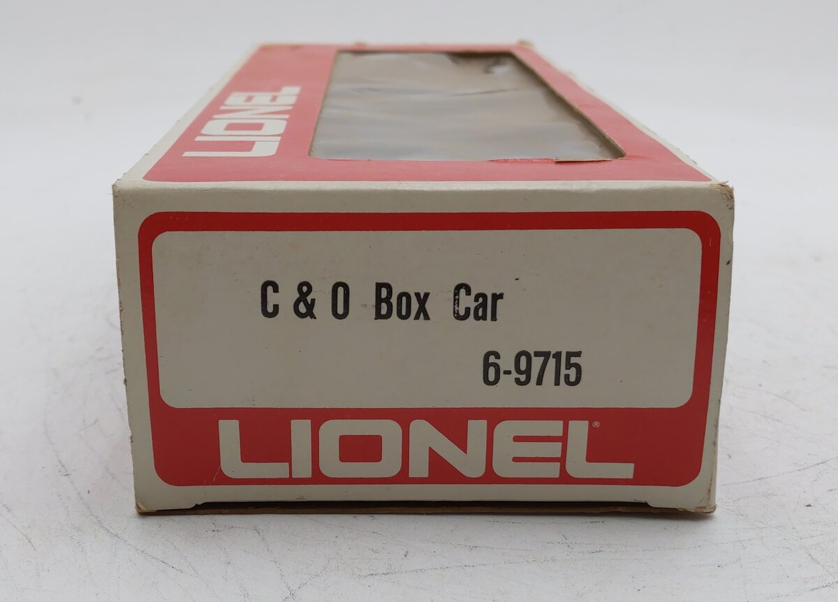 Lionel 6-9715 O Gauge Chesapeake & Ohio Boxcar EX/Box