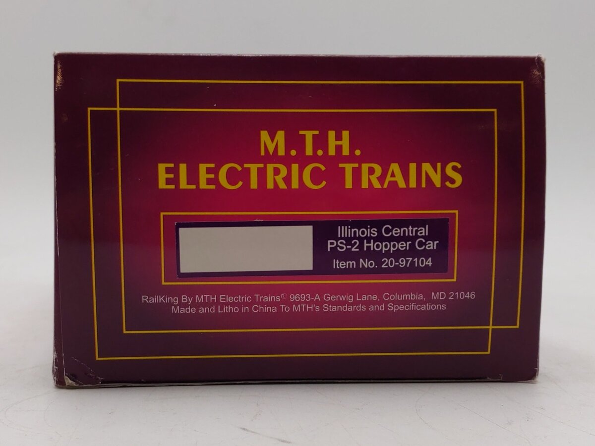 MTH 20-97104 O Gauge Illinois Central PS-2 Hopper Car #700311 NIB