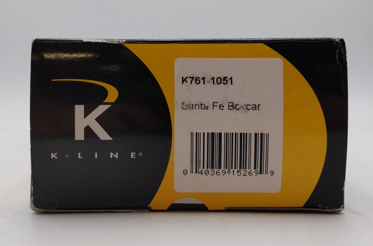 K-Line K761-1051 O Gauge Santa Fe Black Boxcar #97197 LN/Box