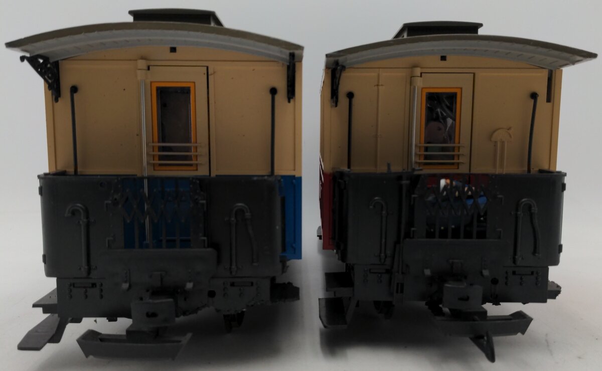 LGB 20301 G Scale Steam Passenger Train #2 Red & Blue Only