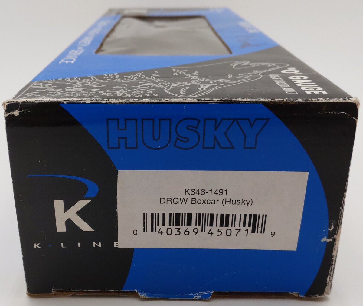 K-Line K646-1491 D&RGW Husky Boxcar EX/Box