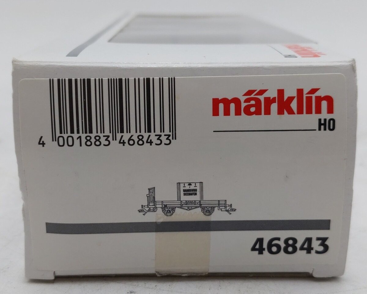 Marklin 46843 Flatcar w/Tractor EX/Box