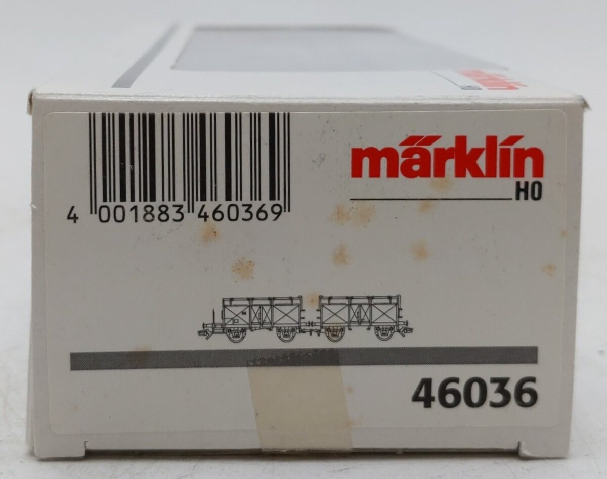 Marklin 46036 Set of 2 Gondolas w/ Covers EX/Box