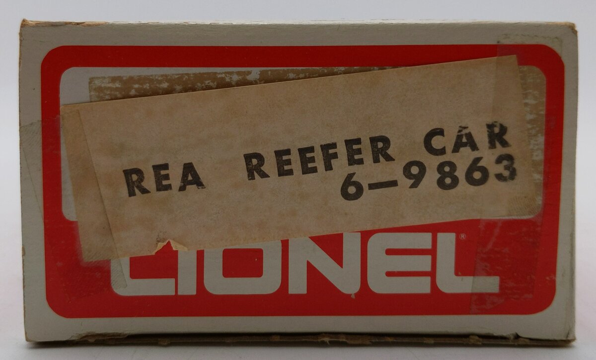 Lionel 6-9863 O Gauge REA Reefer Car #9863 EX/Box