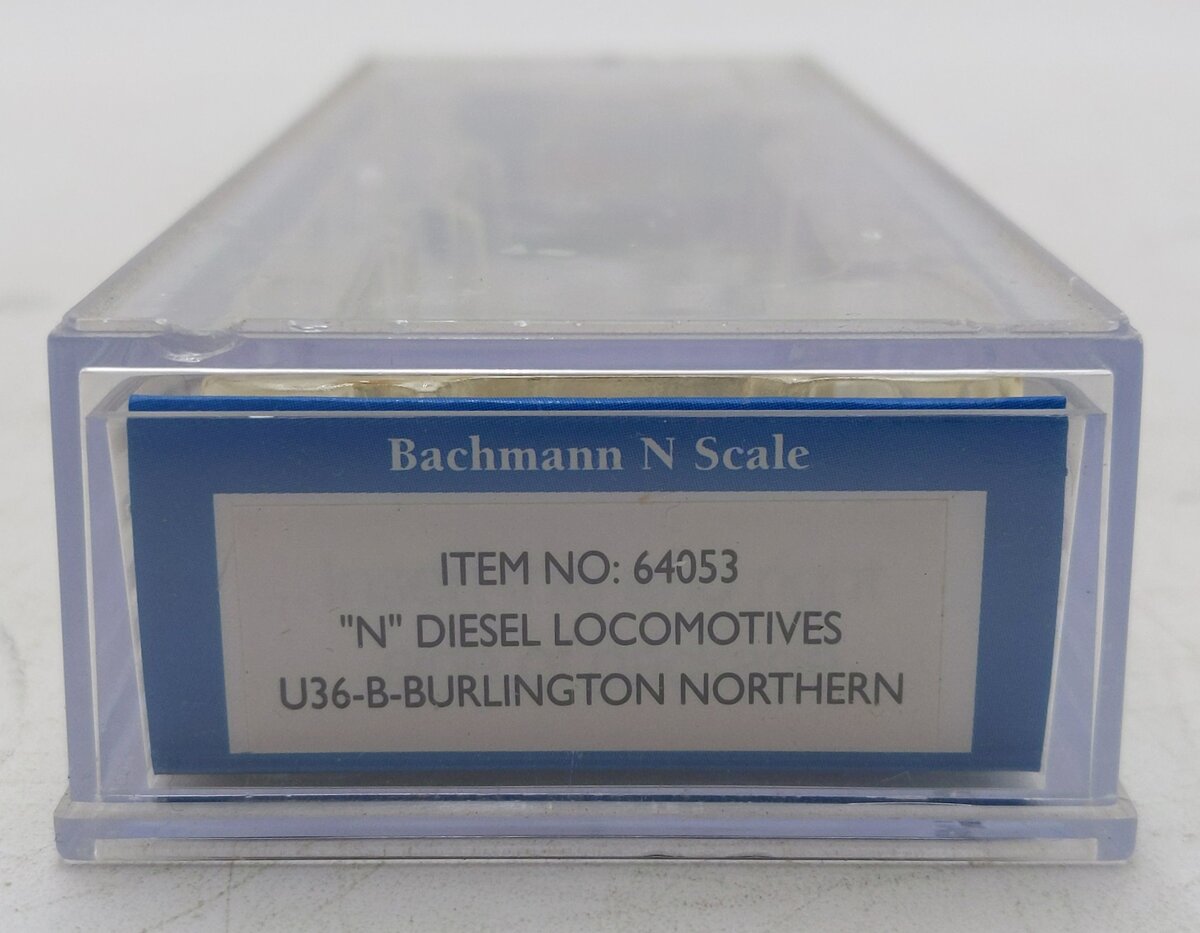 Bachmann 64053 N Scale Burlington Northern U36B Diesel Engine #5491 EX/Box