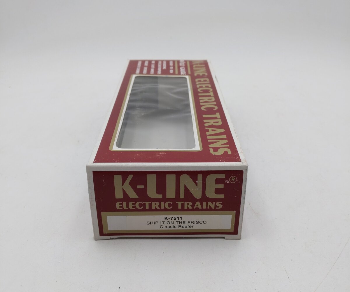 K-Line K7511 Frisco Classic Yellow Reefer Car LN/Box