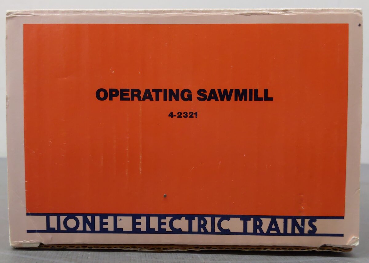 Lionel 4-2321 O Gauge Operating Sawmill VG/Box