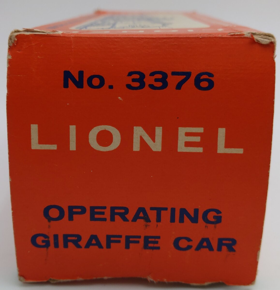 Lionel 3376 Vintage O Bronx Zoo Blue Operating Giraffe Car EX/Box