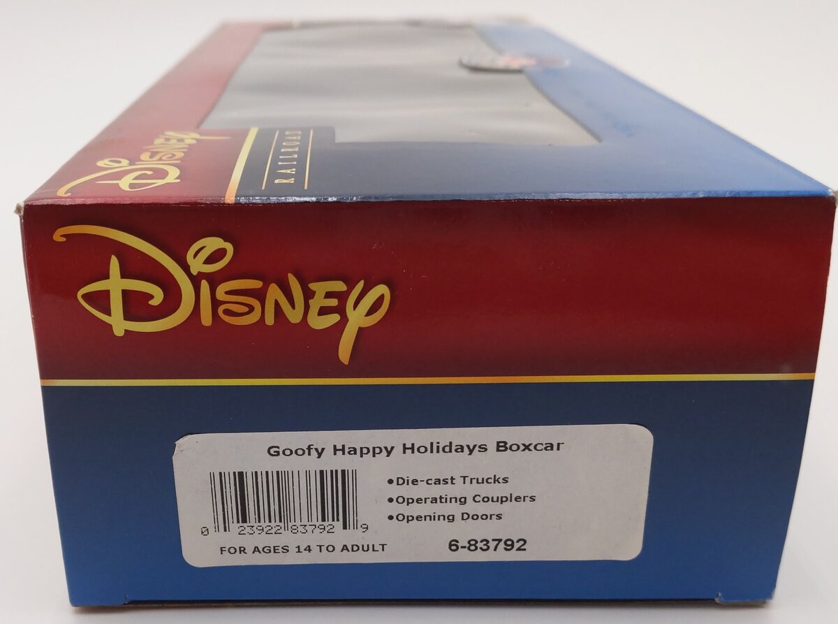 Lionel 6-83792 O USA Disney Goofy Happy Holidays Boxcar LN/Box