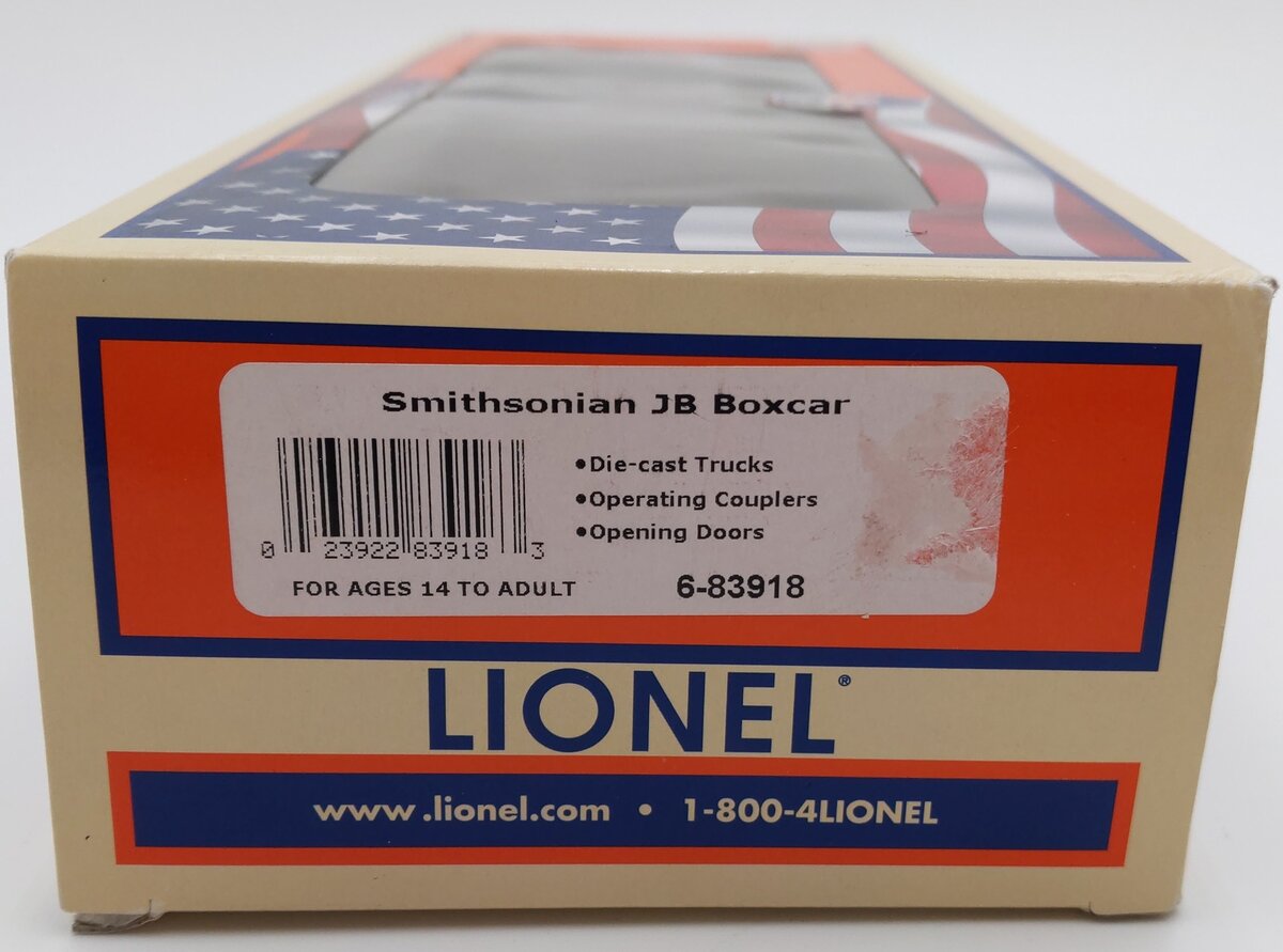 Lionel 6-83918 O USA John Bull Smithsonian Boxcar LN/Box