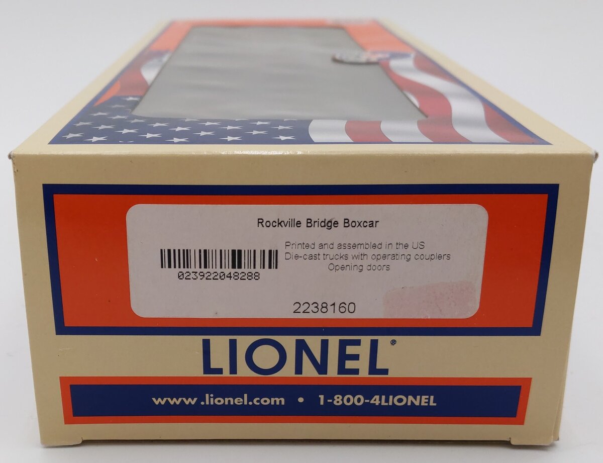 Lionel 2238160 O Rockville Bridge Boxcar EX/Box