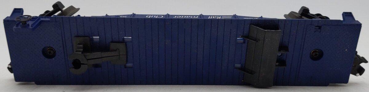 Lionel 6-19437 O Gauge Lionel Rail Roader Club Flatcar w/Inside Track Trailer EX