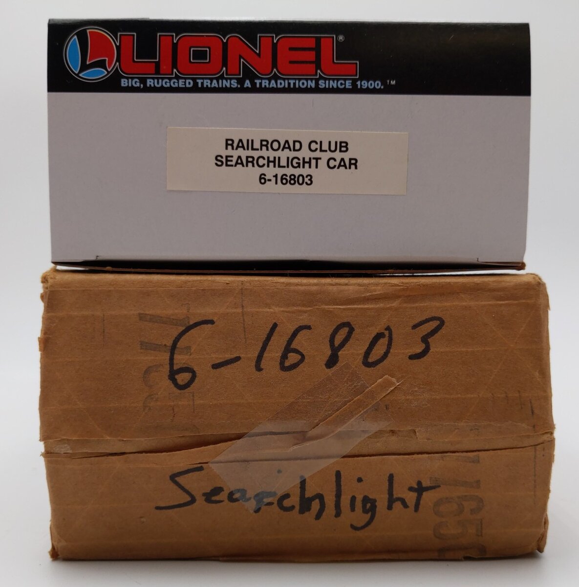 Lionel 6-16803 O Gauge Lionel Railroader Club Searchlight Car NIB