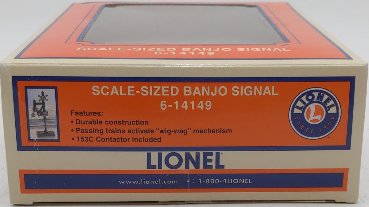 Lionel 6-14149 O Scale Sized Banjo Signal VG/Box