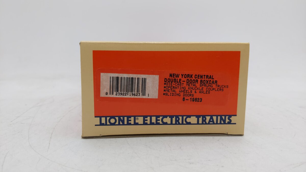 Lionel 6-19623 O Gauge New York Central Double Door Boxcar EX/Box