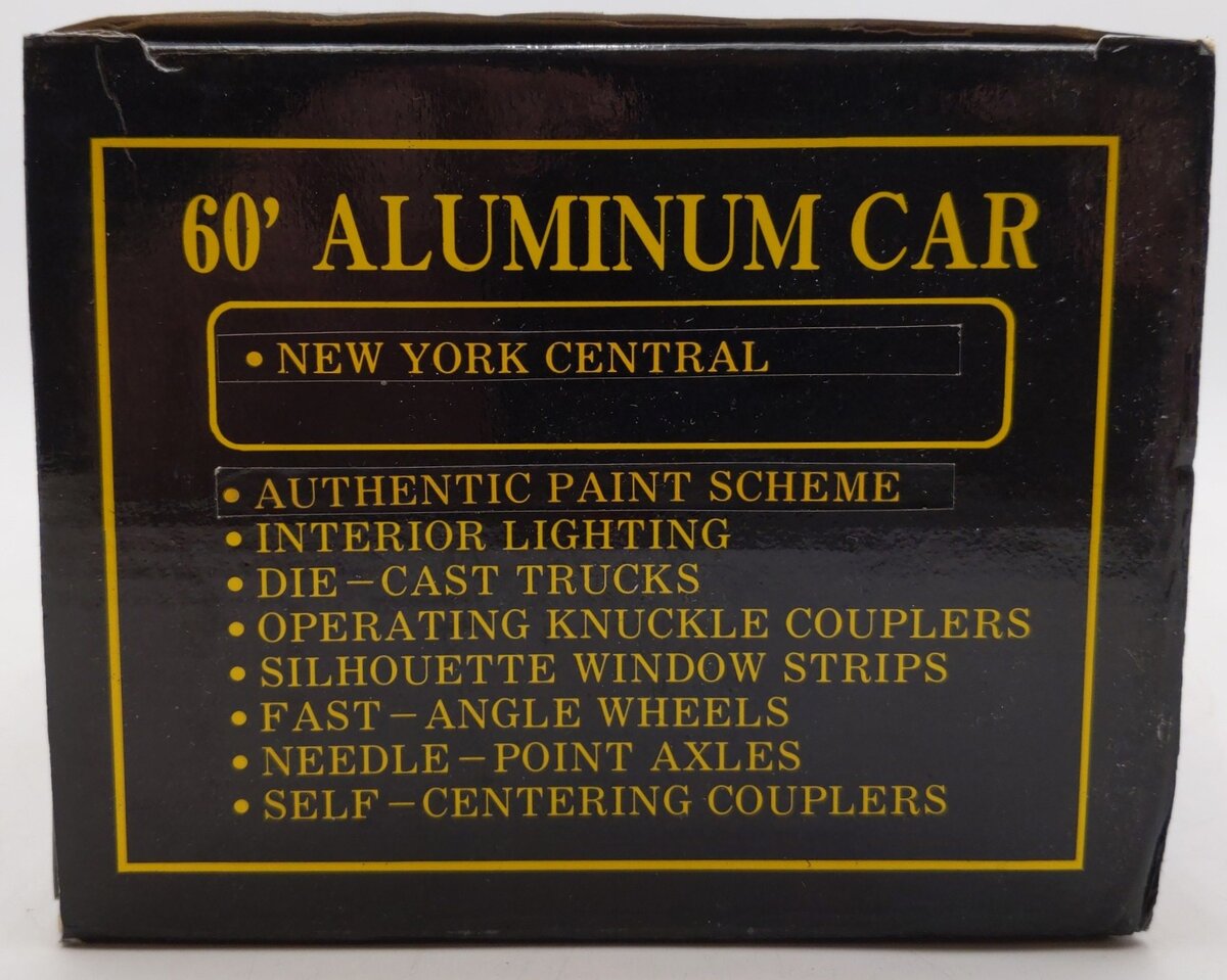 Weaver New York Central "Imperial Court" 60' Aluminum Passenger Car (3-Rail) VG/Box