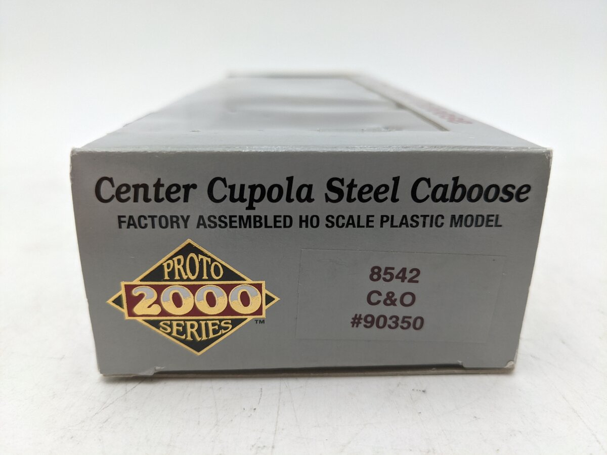 Proto 2000 8542 HO C&O Cupola Steel Caboose #90350 EX/Box