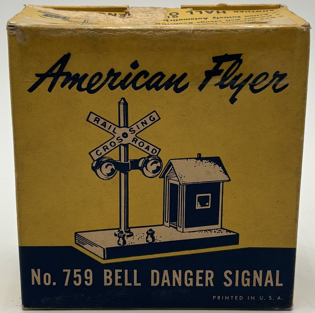 American Flyer 759 Vintage S Shed with Crossing Signal & Bell/Box
