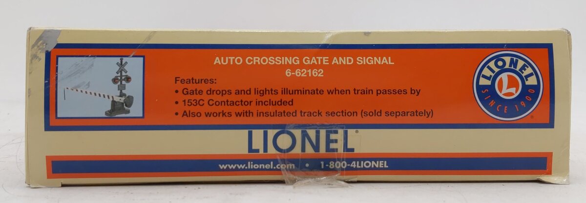 Lionel 6-62162 O Gauge Operating Crossing Gate & Signal EX/Box