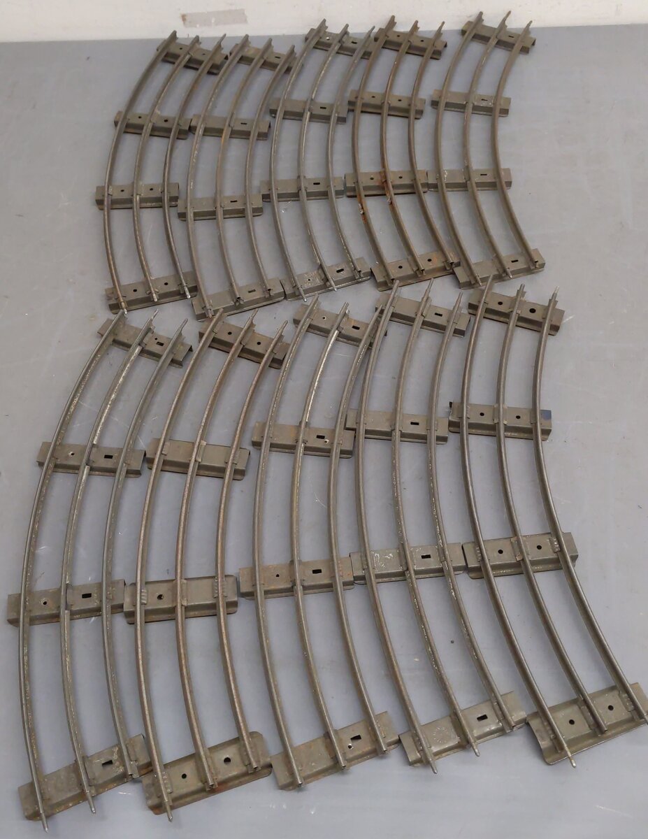 American Flyer 702 Vintage Standard Gauge Curved Track Sections (20)