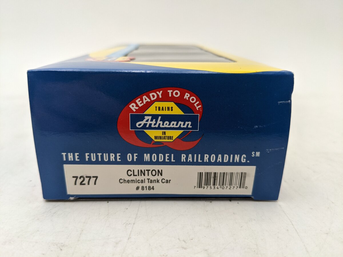 Athearn 7277 HO GATX Clinton Chemical Tank Car #8184 EX/Box