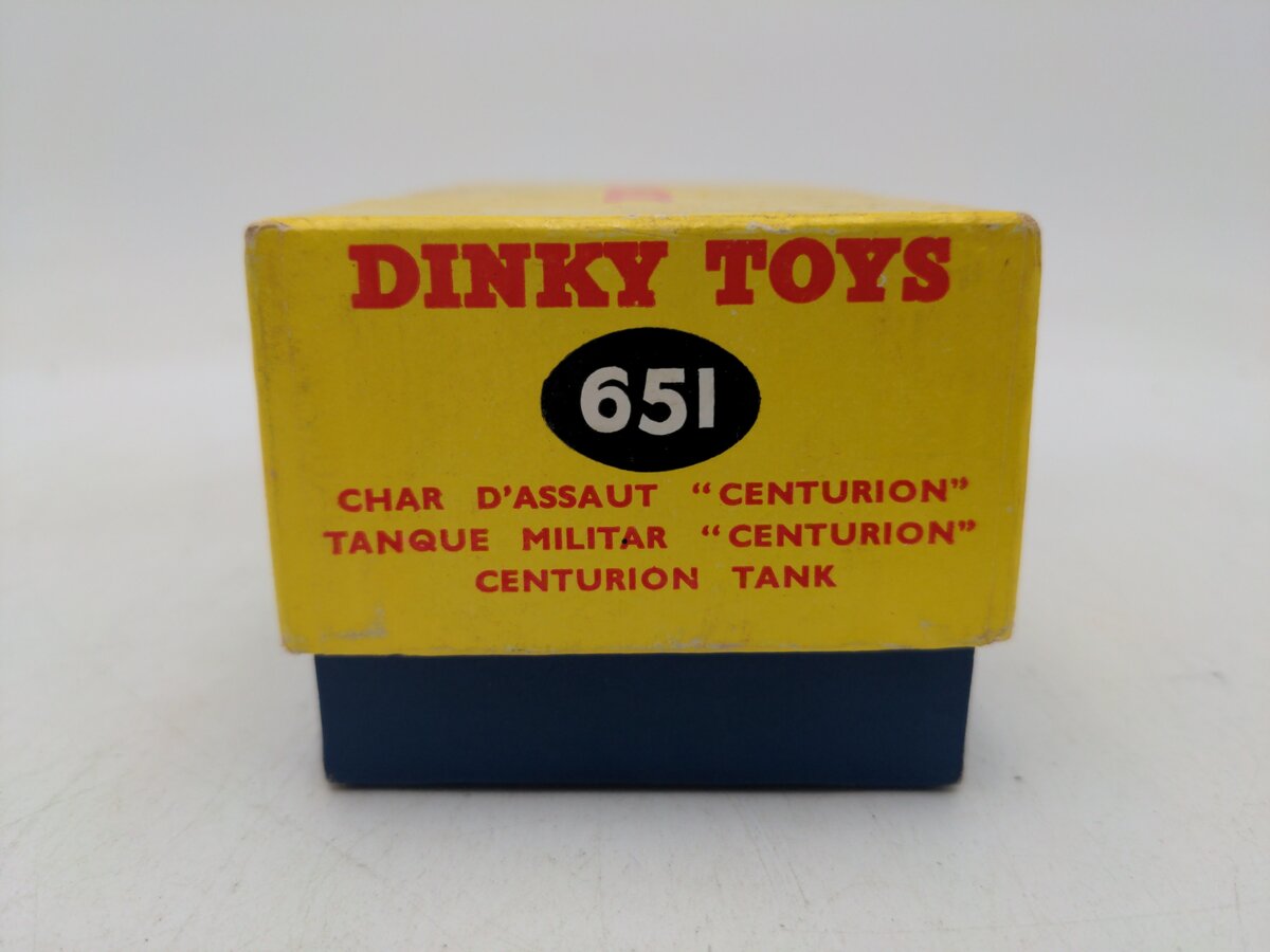 Dinky 651 1:43 Vintage Diecast Army Centurion Tank EX/Box