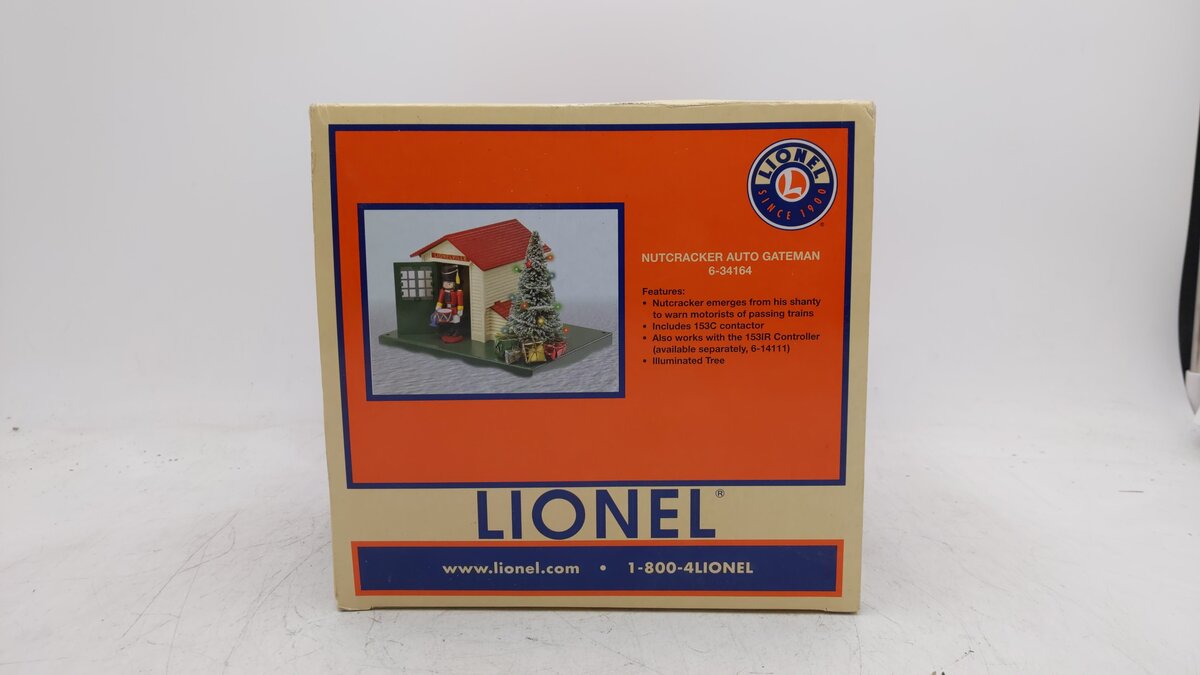 Lionel 6-34164 O Gauge Nutcracker Operating Auto Gateman EX/Box