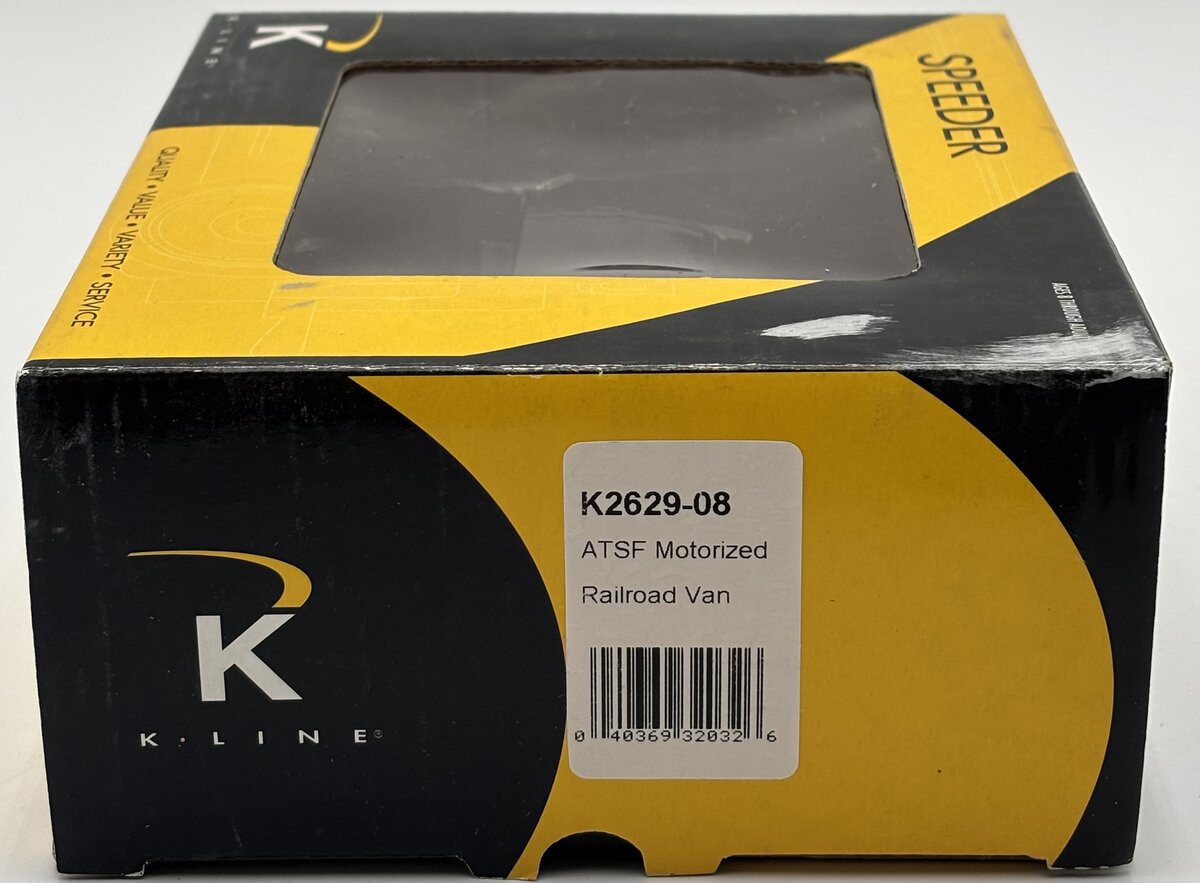 K-Line K2629-08 ATSF Motorized Railroad Van EX/Box