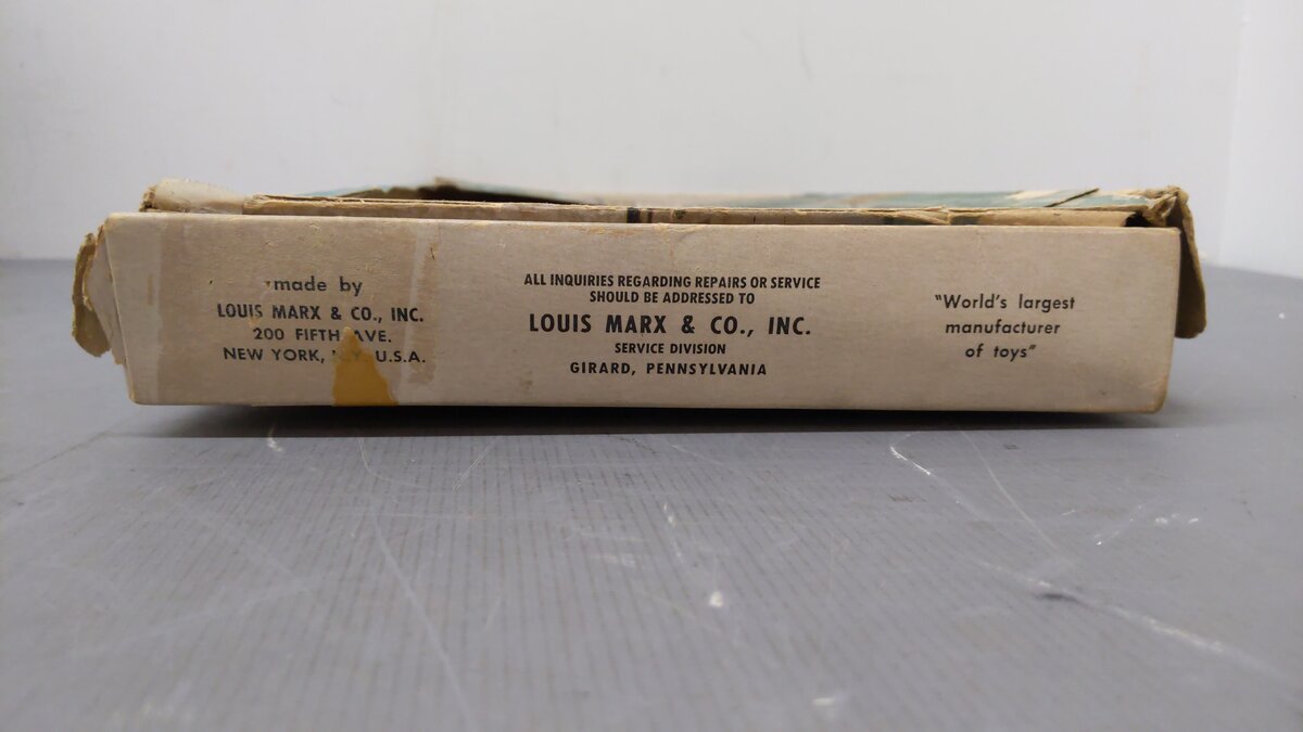 Marx Vintage HO Rock Island Diesel locomotive set #99 #1959 #54201 #11874 #10049 VG/Box
