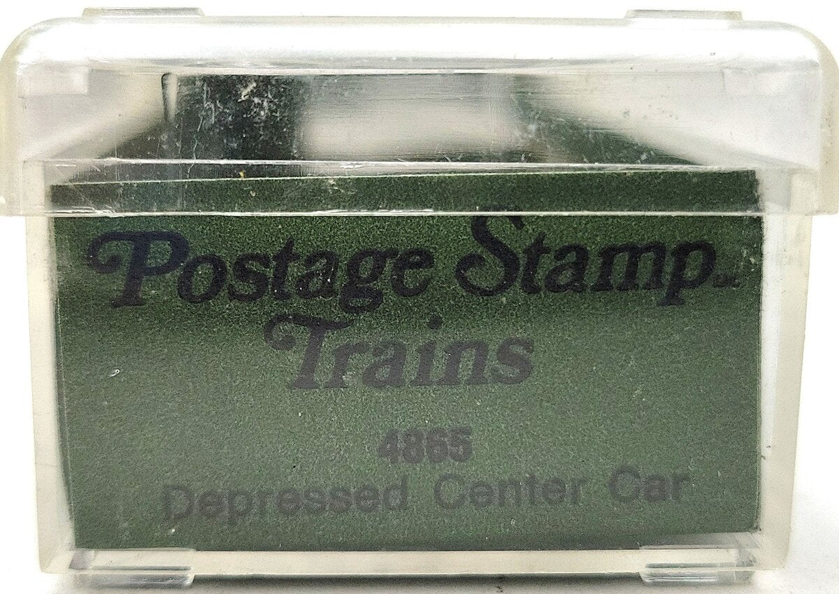 Aurora 4865 N Scale Rock Island Depressed Center Car LN/Box