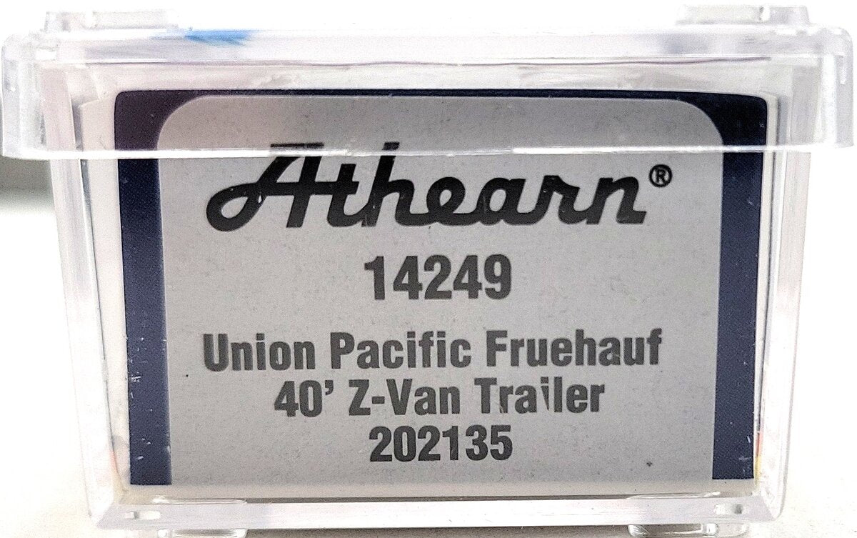 Athearn 14249 N Union Pacific 40' Fruehauf Z-Van Trailer #2 LN/Box