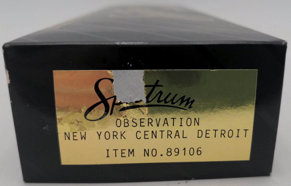 Bachmann 89106 HO Scale New York Central "Detroit" Observation Car EX/Box