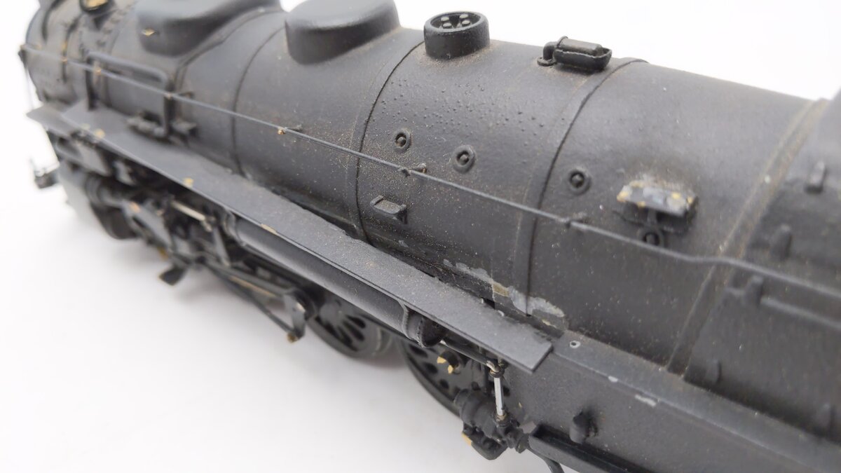 Generic S Scale Brass NYC J-3 4-6-4 Hudson Steam Locomotive #5439 VG
