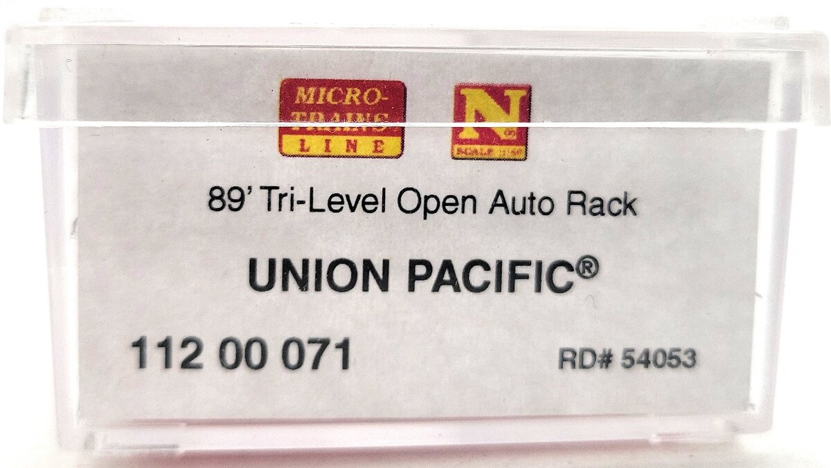 Micro-Trains 11200071 N Union Pacific 89' Tri-Level Open Autorack #54053 LN/Box