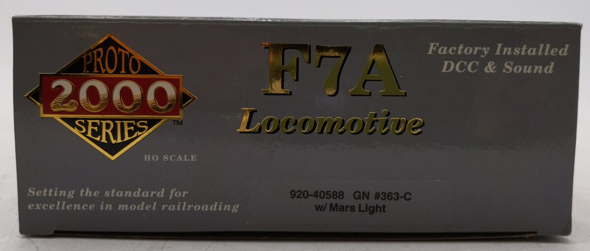 Proto 2000 920-40588 HO Scale Great Northern F7A Diesel Locomotive #363-C LN/Box