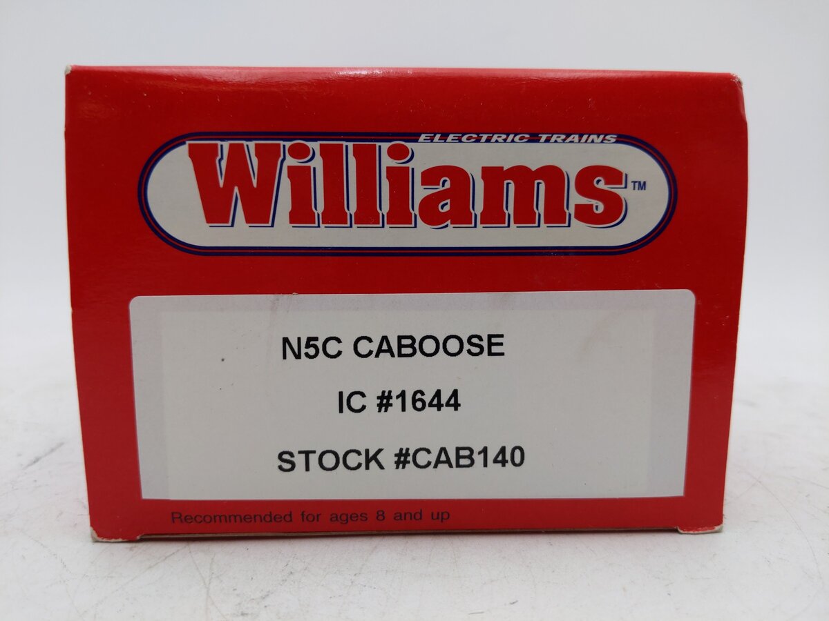 Williams CAB140 O Illinois Central N5C Caboose #1644 NIB