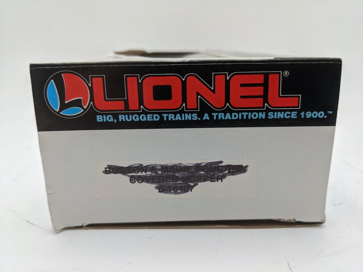 Lionel 6-16407 O Gauge Boston & Maine Four-Bay Hopper EX/Box