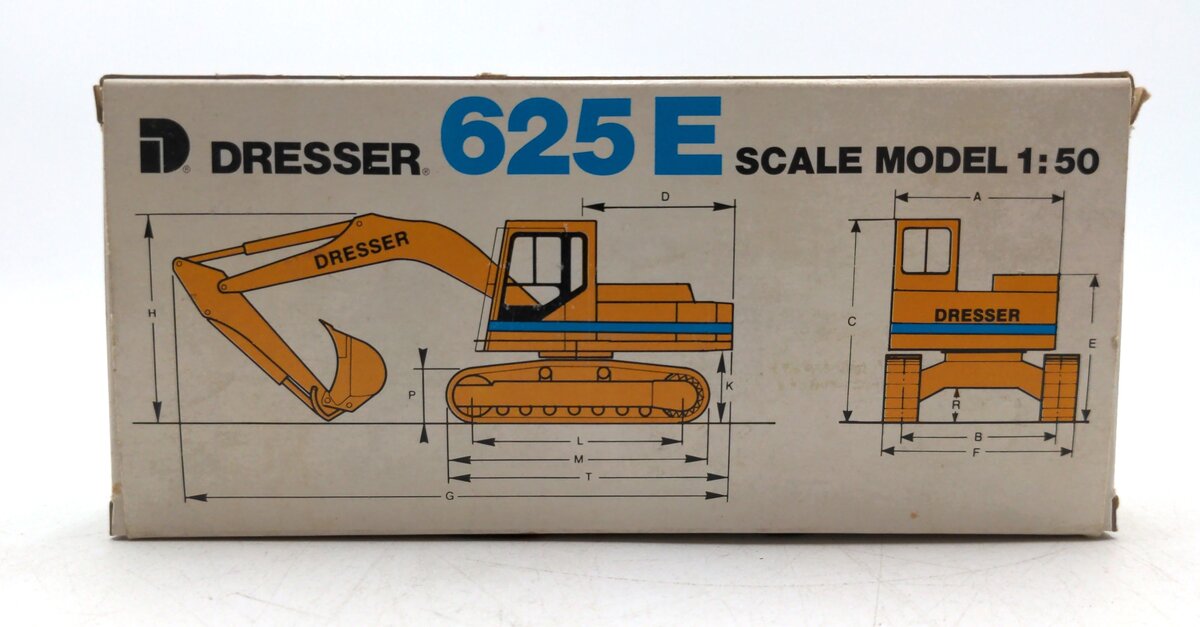 Conrad 2819 1:50 Scale Dresser 625E Track Excavator LN/Box