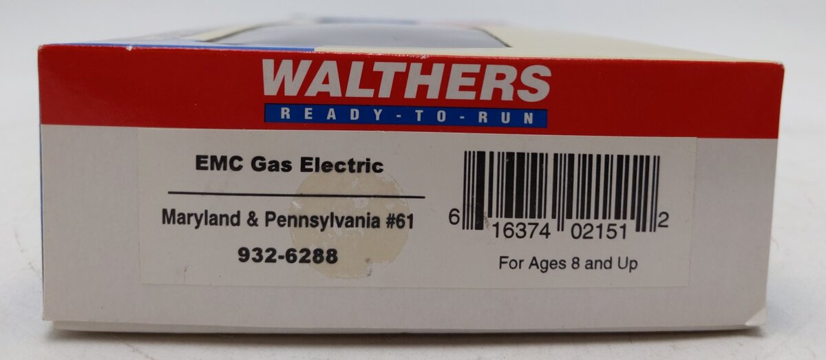 Walthers 932-6288 HO Scale M&P EMC Gas Electric Locomotive #61-Custom EX/Box