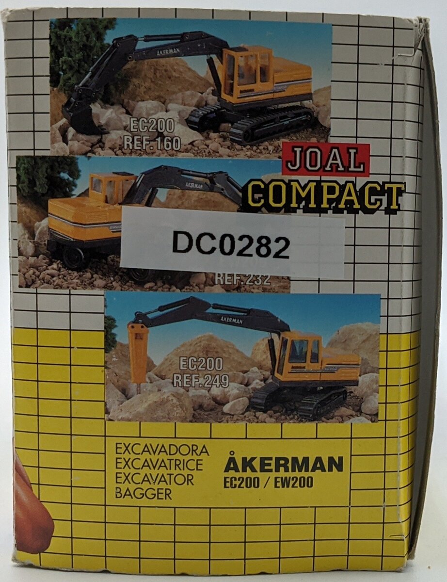 Joal 249 1:50 Akerman EC200 Excavator NIB