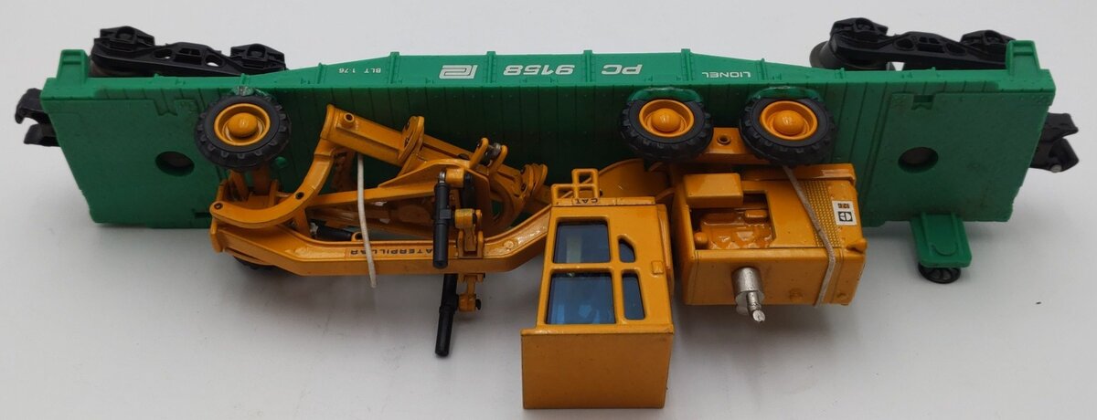 Lionel 6-9158 O Gauge Penn Central Flatcar With Load VG