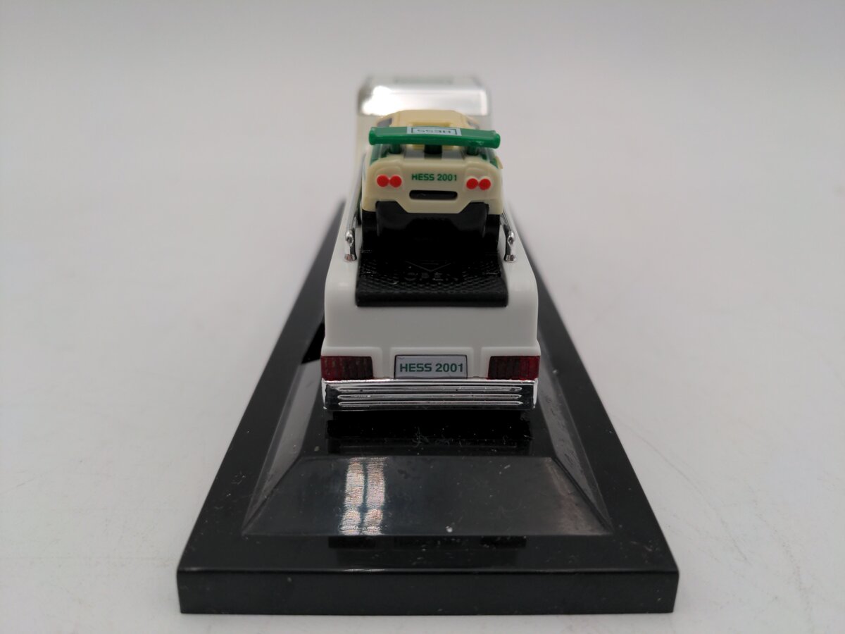 Hess 2001 Miniature Hess Racer Transporter with Car EX/Box