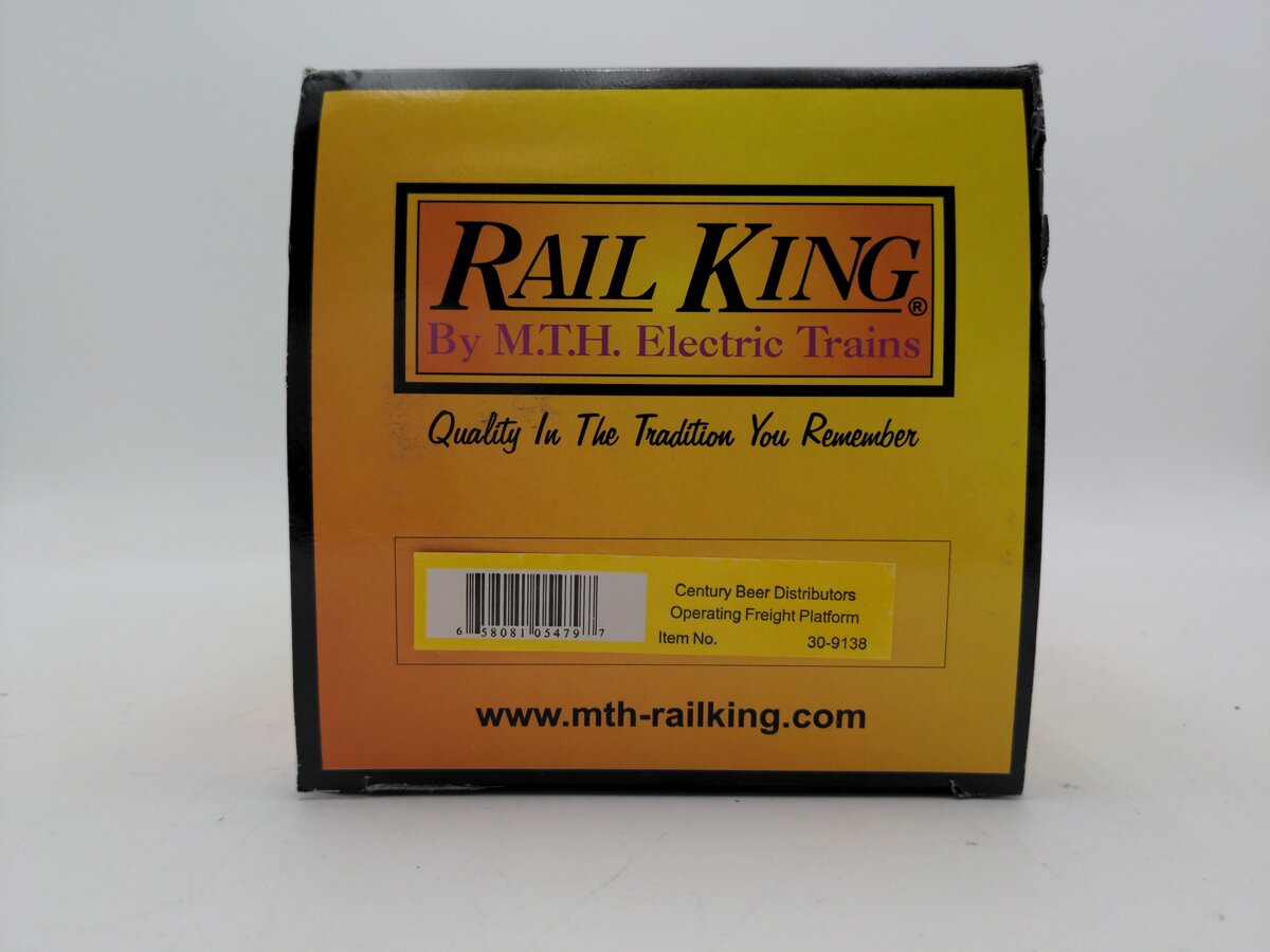 MTH 30-9138 O Century Beer Operating Freight Platform LN/Box