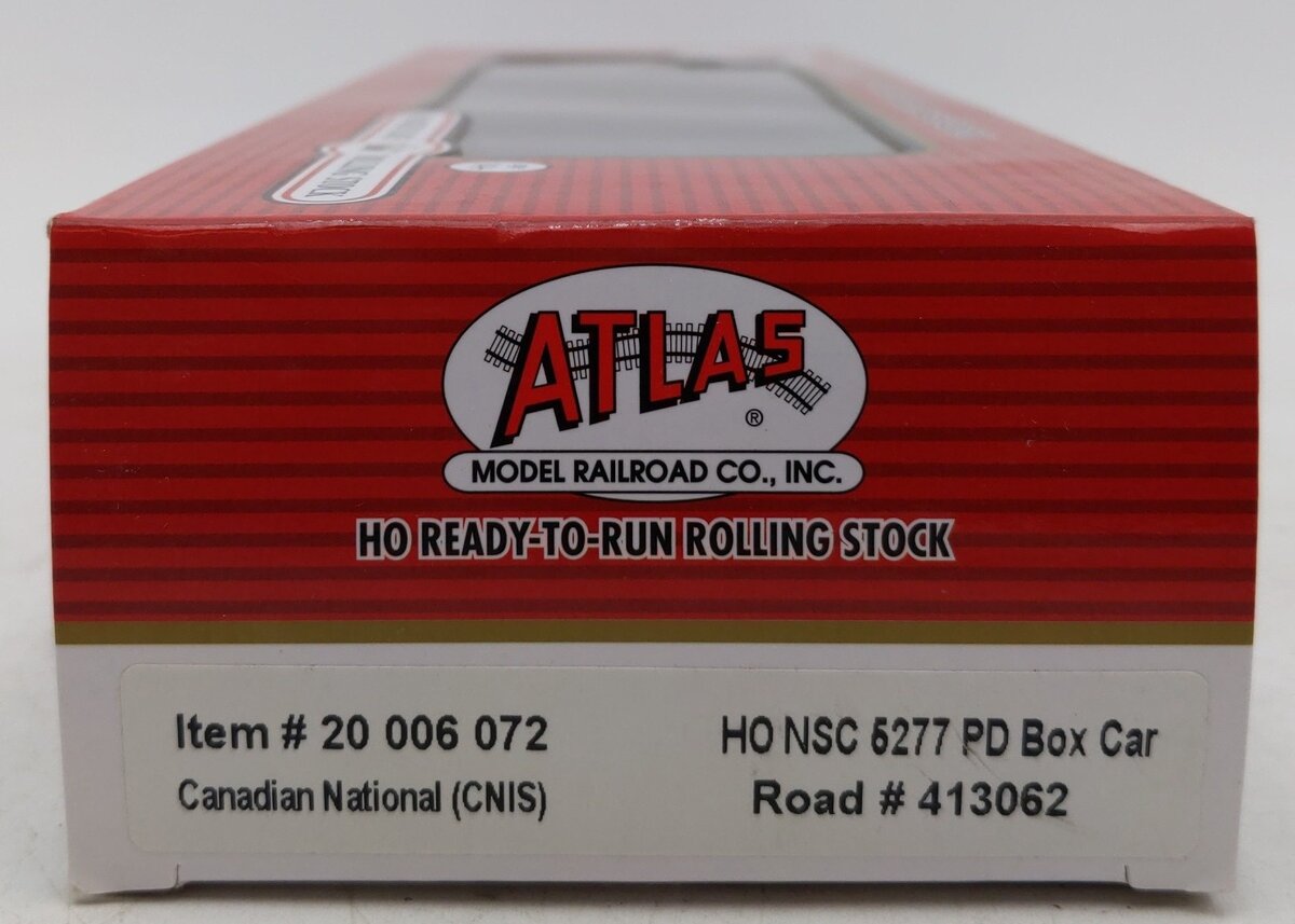 Atlas 20006072 HO Canadian National NCS 5277 Plug Door Boxcar #413062 - Custom/Box