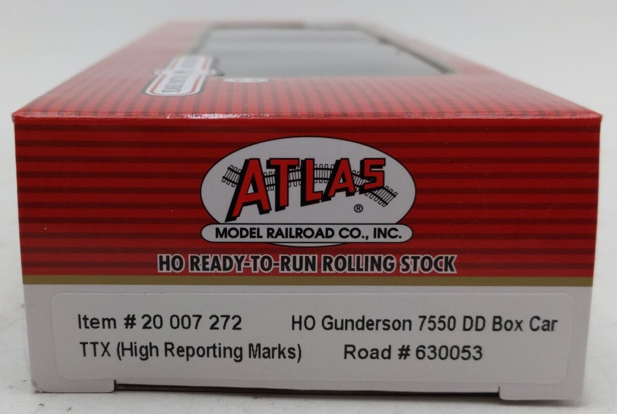 Atlas 20007272 HO TTX Gunderson 7550 Double Door Boxcar #630053 LN/Box