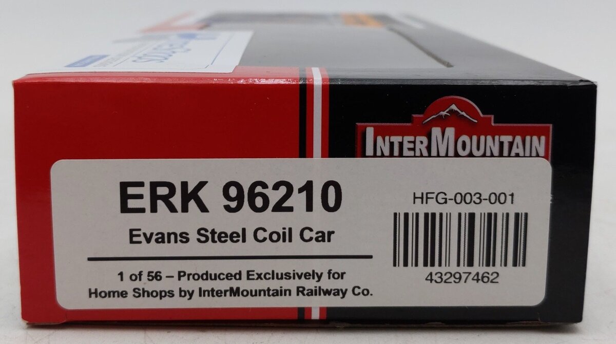 InterMountain ERK 96210 HO Scale Eagle River & Kankakee Evans Steel Coil Car EX/Box