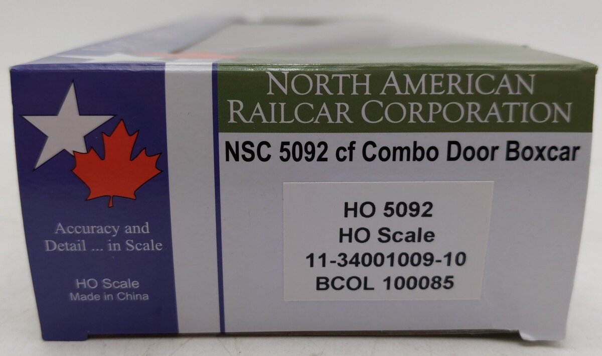 North American Railcar Corp 11-34001009-10 HO Scale Canadian National Boxcar LN/Box